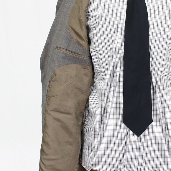 Jos. A. Bank 41R Brown Check 2-Button Sport Coat Blazer Jacket O535 - Picture 9 of 11